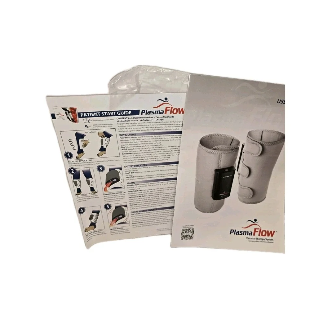 ✨ Open Box Rechargeable Leg Wrap Massager System Portable